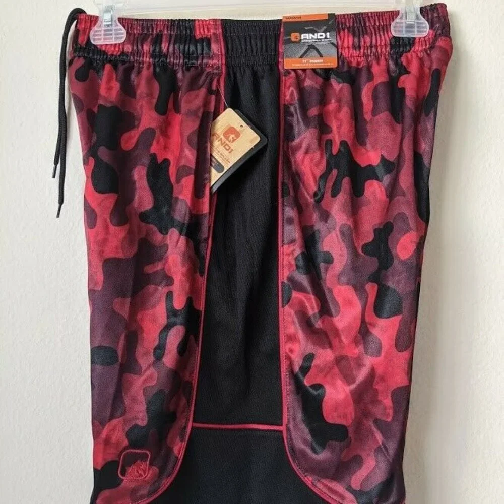 New Mens Basketball Shorts by And1.**Elastic Waist Size L.